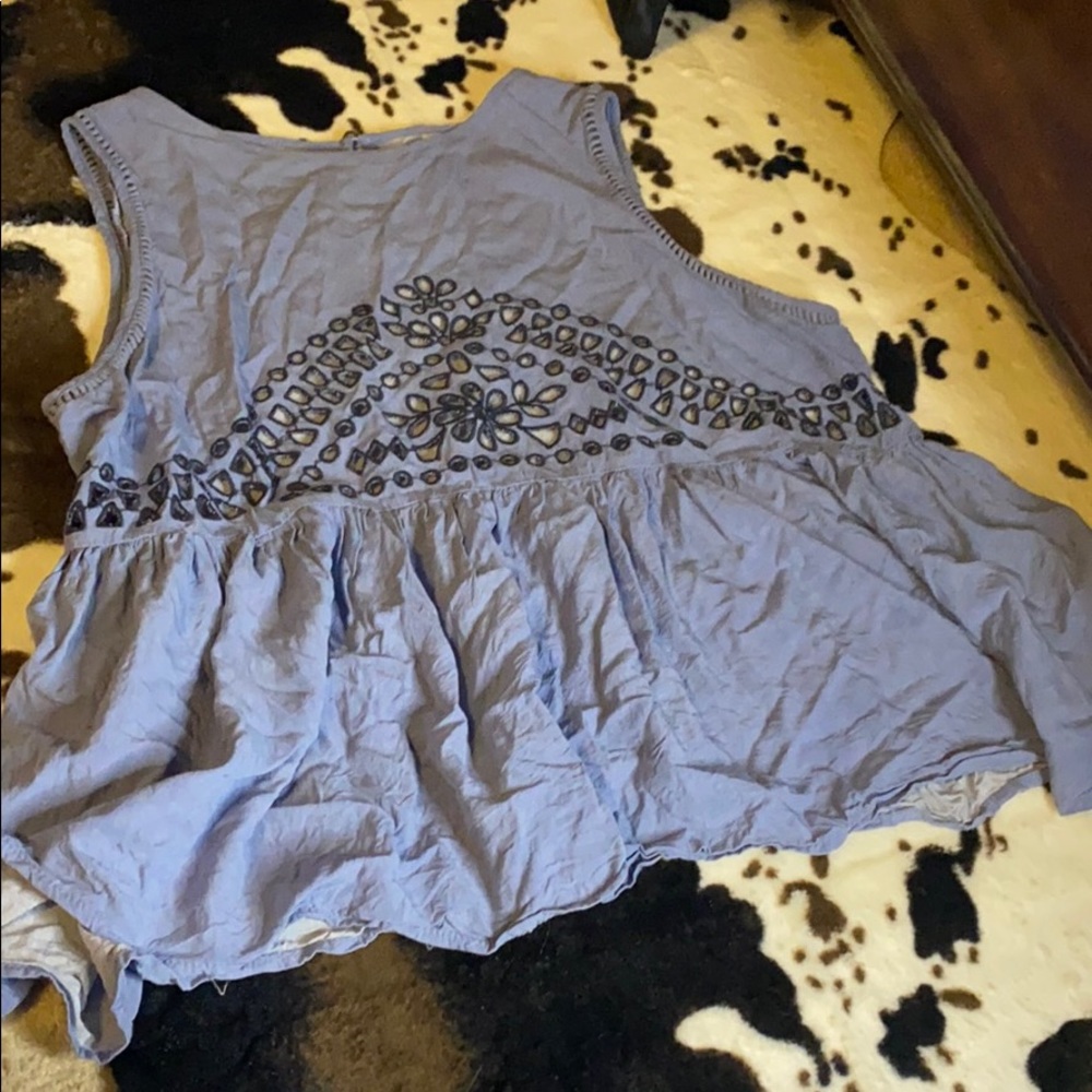 Light blue tank top